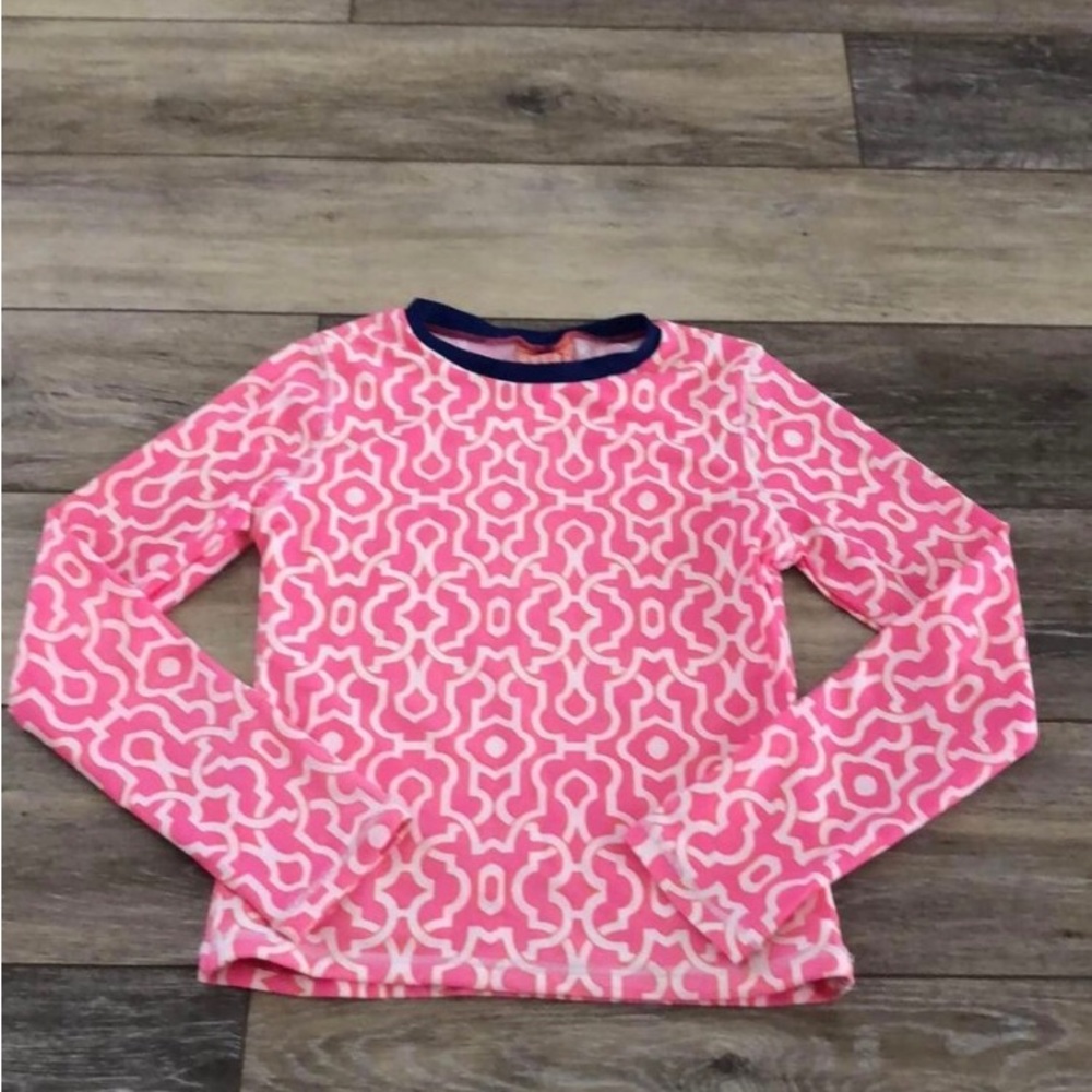 Tommy Bahama Girls Size 12 Rash Guard Sunscreen shirt swim